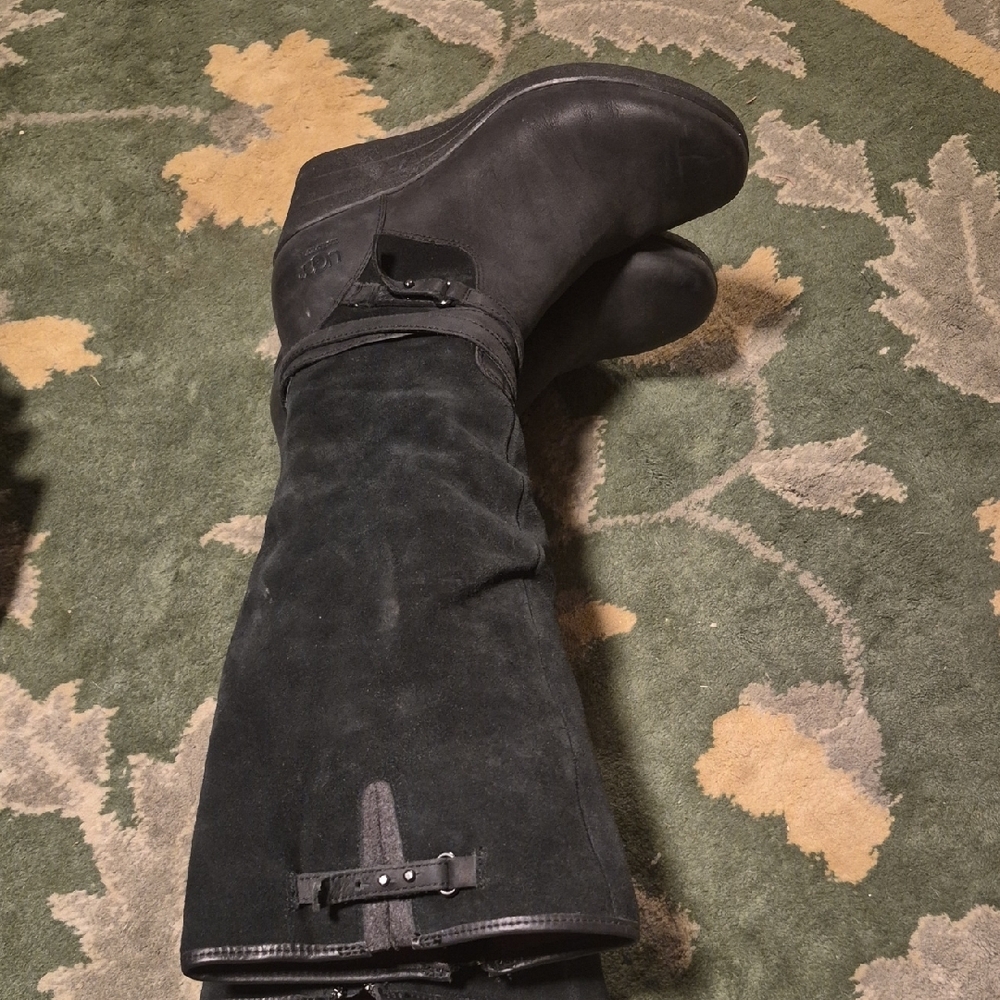 UGG Burgundy Suede Footwear